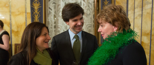 Ambassador Alison Kelly with US Ambassador Andrew H. Schapiro and wife Tamar Newberger
