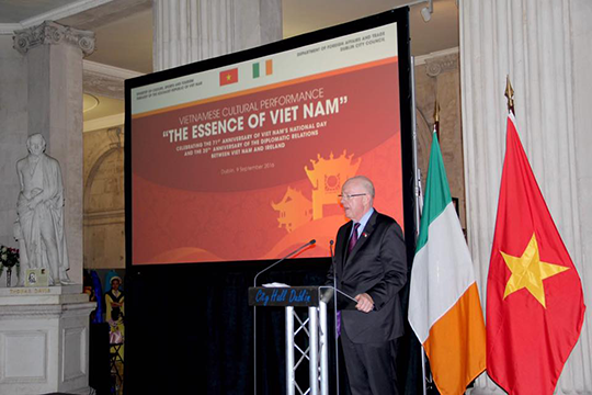 Irish Minister for Foreign Affairs and Trade, Mr Charles Flanagan, T.D. (Photo credit: ICD)