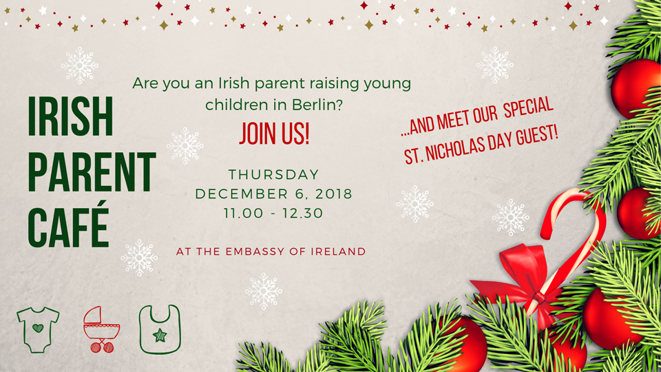 Irish Parent Café in December on the 06th December 2018