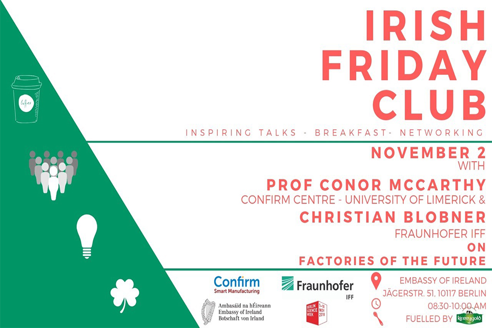 Irish Friday Club - Factories of the Future - Special for Berlin Science Week