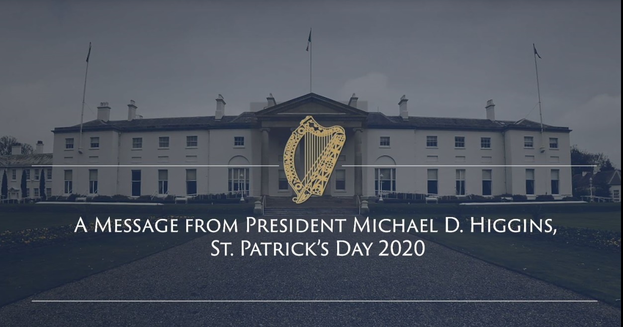 2020 St. Patrick's Day Message from President Michael D. Higgins