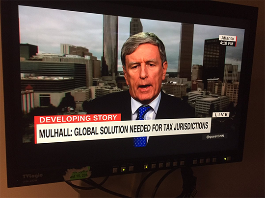 The Ambassador outlining Ireland's approach to corporate taxation and Brexit on CNN International's Quest Means Business