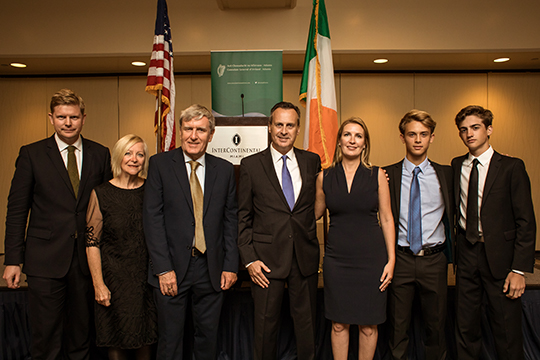 Consul General Shane Stephens, Ambassador Dan Mulhall, Honorary Consul Ian O'Flaherty and family