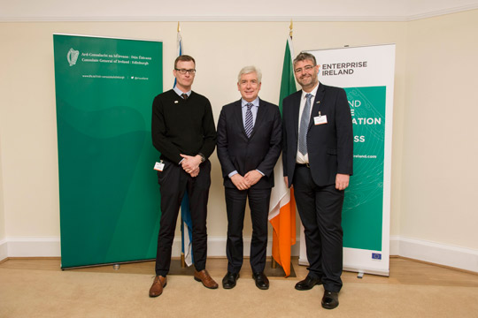 Minister White with representatives from Crowley Carbon and Eco Energy (Grace Avery Photography)