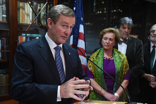 Remarks by An Taoiseach Enda Kenny T.D. at a Reception for Irish-American political, business and community leadership Irish Consulate, New York Friday 2 December
