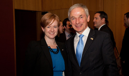 Minister Bruton and Consul General Connolly