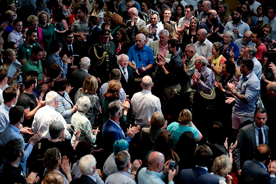 The President at University of New South Wales courtesy of Maxwells Photography/Aras 
