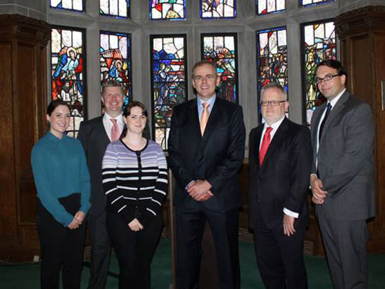 Minister Joe McHugh at Boston College