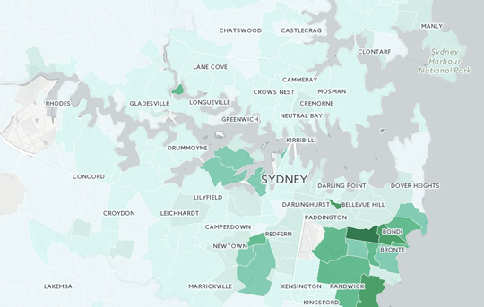 Map of Sydney