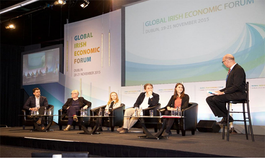 Ireland’s Entrepreneurs Session at the Fourth Global Irish Economic Forum, Dublin Castle
