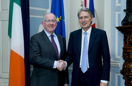 First formal meeting with British Foreign Secretary and Minister Flanagan concludes a positive year