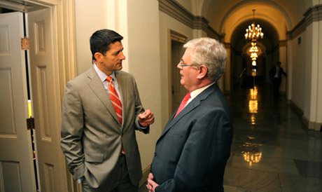 Irish Deputy PM/Tanaiste Eamon Gilmore meeting with Congressional leaders at the US Capitol. Credit Marty Katz/washingtonphotographer.com