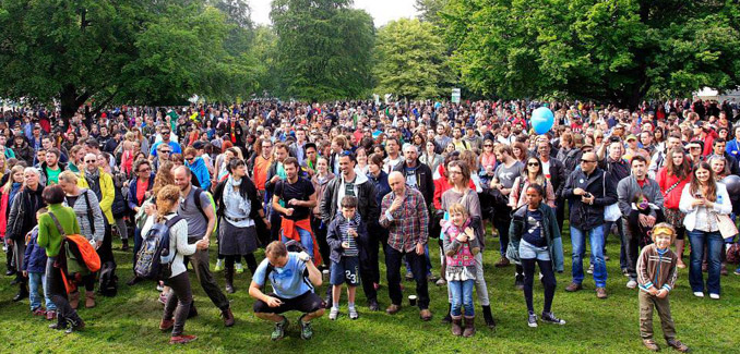 2014 Africa Day crowd shot Farmleigh House Dublin