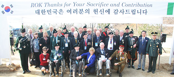 Irish veterans and others connected to the conflict in Korea visited the site of the battle of Happy Valley, 62 years on.