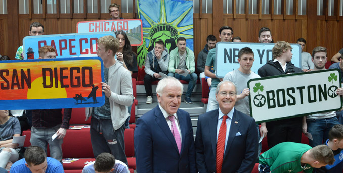 Minister Deenihan and Ambassador O'Malley