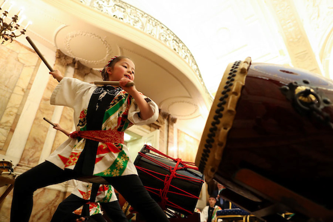 Taiko drumming