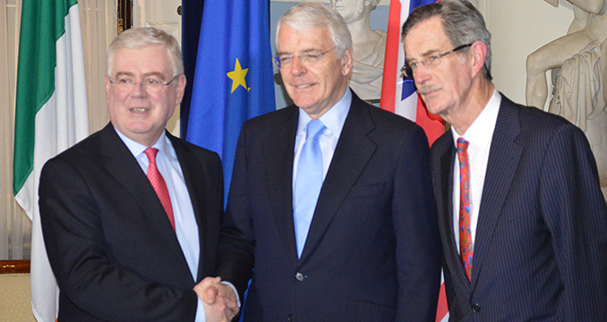 Tánaiste with John Major and Dick Spring