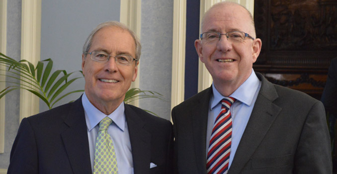 Ambassador O'Malley and Minister Flanagan
