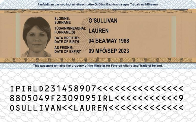Irish Id Card