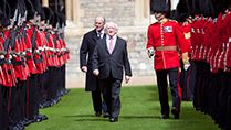President Higgins and HRH The Duke of Edinburgh at Windsor Castle