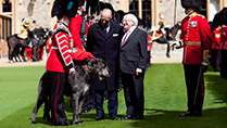 President Higgins and HRH The Duke of Edinburgh at Windsor Castle