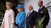 President and Sabina Higgins, HRH The Prince of Wales and The Duchess of Cornwall at Windsor Castle