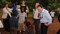 Minister Sherlock visits a GOAL and Irish Aid supported orphanage in Freetown, 3 October 2014