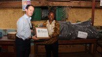 Minister Sherlock visits a GOAL and Irish Aid supported orphanage in Freetown, 3 October 2014