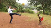Minister Sherlock visits a GOAL and Irish Aid supported orphanage in Freetown, 3 October 2014