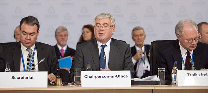 Tánaiste addressing OSCE Ministerial
