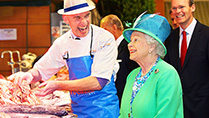 The Queen visiting the English Market