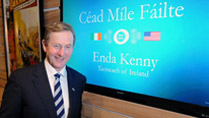 Taoiseach - C&eacute;ad M&iacute;le F&aacute;ilte sign at New Relic