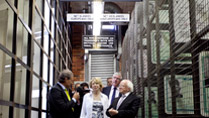 Pictured is President Michael D Higgins and his wife Sabina with Christopher Till, Director of the Apartheid Museum in Johannesburg, South Africa on the fourteenth day of the Presidents 22 day official visit to Ethiopia, Malawi and South Africa.Photo Chris Bellew / Fennell Photography 2014