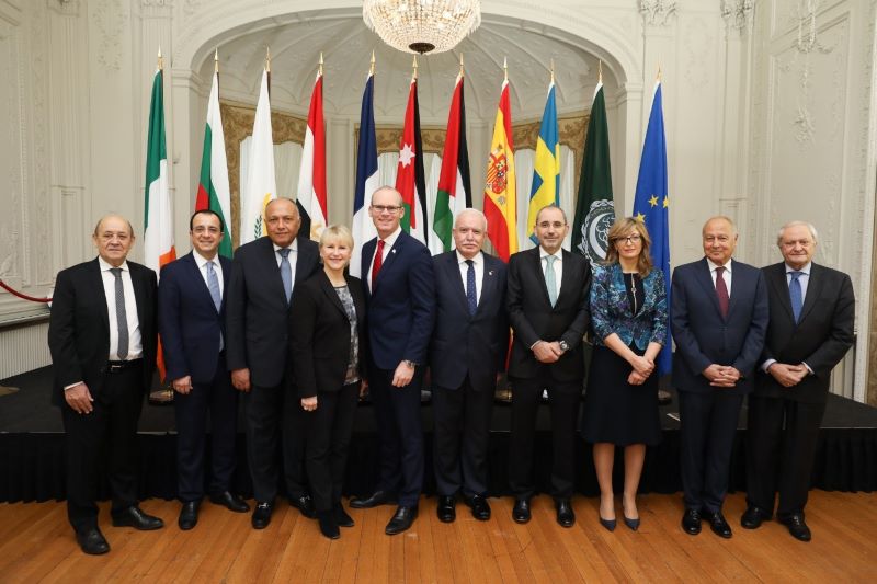 Minister for Foreign Affairs Simon Coveney hosts Foreign Ministers and the Secretary General of the League of Arab States at Farmleigh for a discussion on the Middle East Peace Process Minister for Foreign Affairs Simon Coveney hosts Foreign Ministers and the Secretary General of the League of Arab States at Farmleigh for a discussion on the Middle East Peace Process