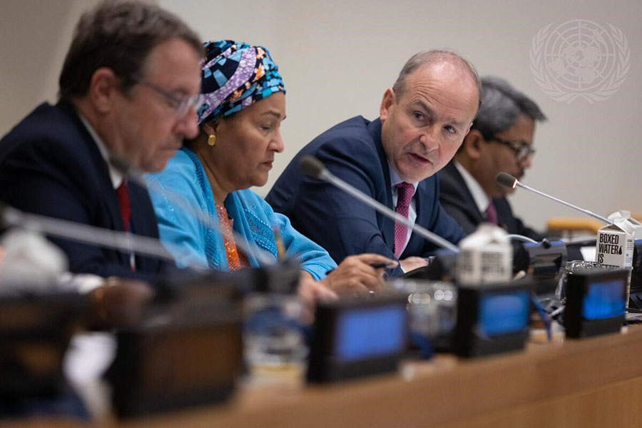 Tánaiste speaking at UNGA77 High-Level Debate on the Sahel