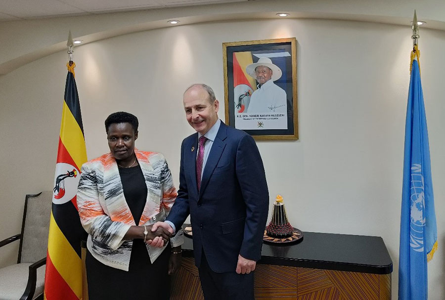 Tánaiste with Ugandan Vice-President