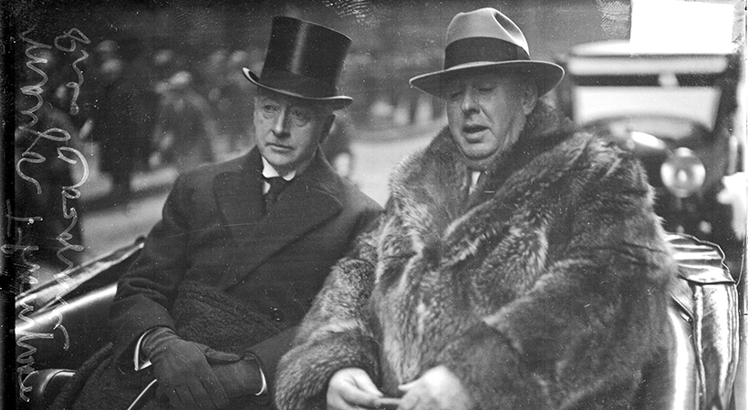 W.T Cosgrave and Chicago Mayor "Big Bill" Thompson. Photo Courtesy of Chicago History Museum, Photographer Chicago Daily 