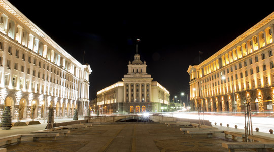 Sofia, Bulgaria, night