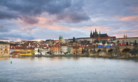 The Malá Strana area of Prague, Czech Republic