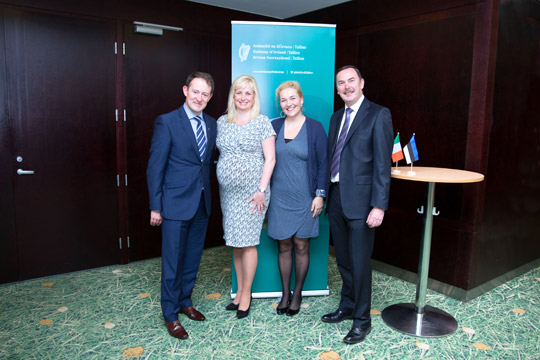 Minister of State for Development, Trade Promotion and North South Co-operation Seán Sherlock visited Tallinn