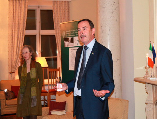 In order to celebrate the 150th anniversary of the birth W.B. Yeats, a poetry night was held in the Embassy.