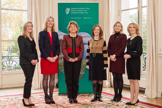 Ambassador Nason-Byrne and the representatives of Irish State Agencies Ambassador Nason-Byrne and the representatives of Irish State Agencies