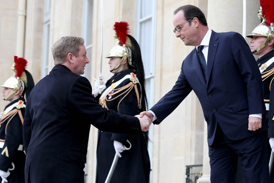 Taoiseach attends Solidarity March in Paris