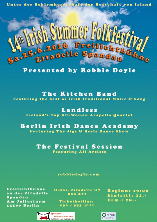 14th Irish Summer Folk Festival