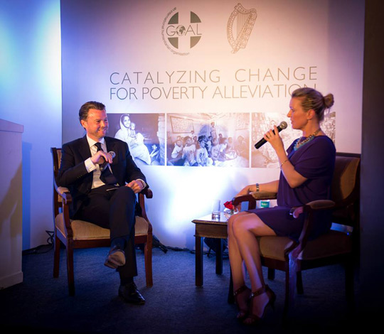 Ambassador McLaughlin with Rachel Allen Ambassador McLaughlin with Rachel Allen