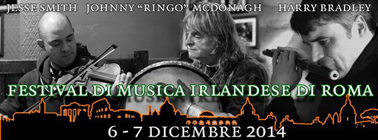 Comhaltas Ceoltoiri Eireann - Irish Music Festival in Rome, 6-7 December 2014