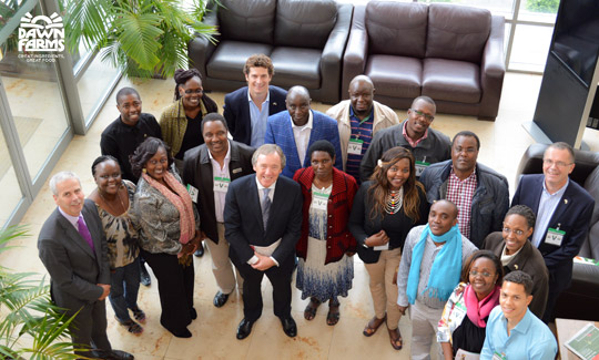Kenyan Delegation visit to Dawn Farms