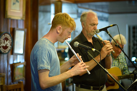 St Patricks Day music session, Juniper club Waiyaki embassy Ireland