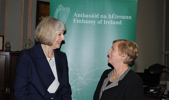 Frances Fitzgerald, T.D., Minister for Justice and Equality, together with the United Kingdom Home Secretary Theresa May, has today formally launched the British-Irish Visa Scheme at an event held at the Irish Embassy in London