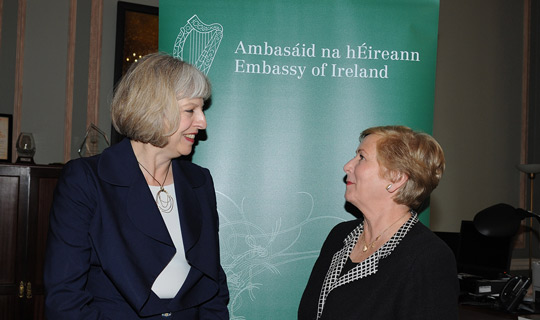 Frances Fitzgerald, T.D., Minister for Justice and Equality, together with the United Kingdom Home Secretary Theresa May, has today formally launched the British-Irish Visa Scheme at an event held at the Irish Embassy in London